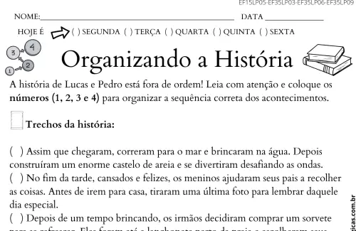organizar textos narrativos