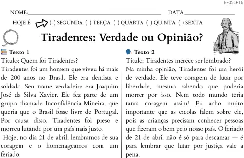 atividade tiradentes